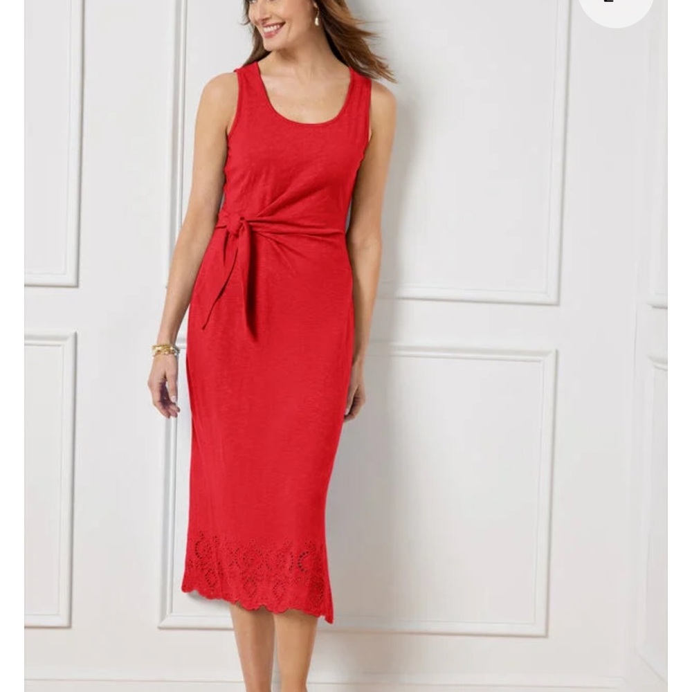 Red Nantucket  Sleeveless Summer dress Dress